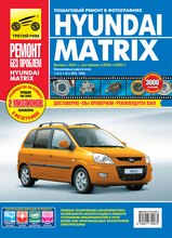 Книга Hyundai Matrix с 2001 г /с 2005 г /с 2008 г в цветных фотографиях