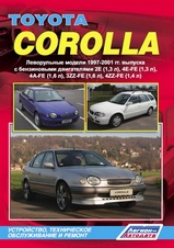 Toyota Corolla (левый руль) 1997-01 гг