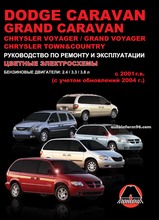 Dodge Caravan / Grand Caravan, Chrysler Voyager / Grand Voyager / Town Country с 2001 г /с 2004 г